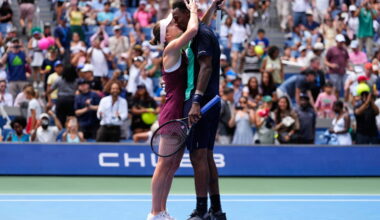 Spouses Svitolina and Monfils reach US Open mixed doubles semifinals