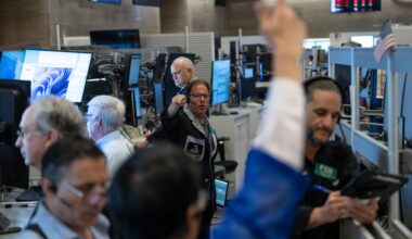 US stocks rise as the bond market's big swings ease a bit