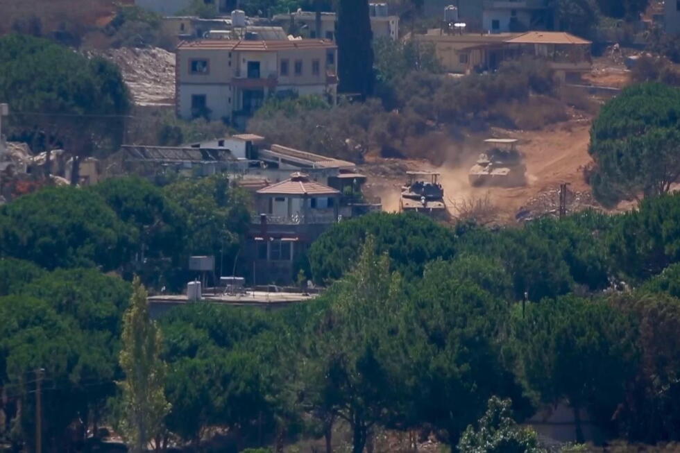 Israeli tanks monitor areas in Lebanon as Lebanese Defense Minister tours pilot zone village - apnews.com