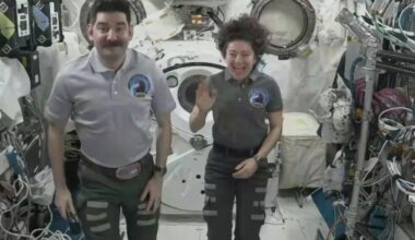NASA astronauts wowed by auroras in space