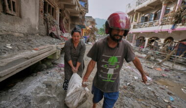 Rescuers search for thousands after floods at Nepal-China border