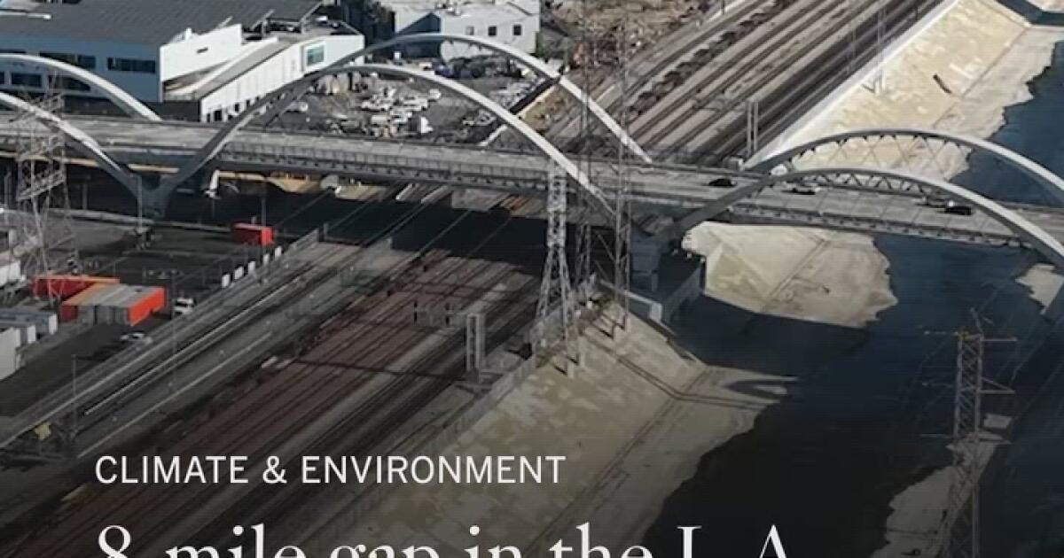 L.A. River bike path eight-mile gap