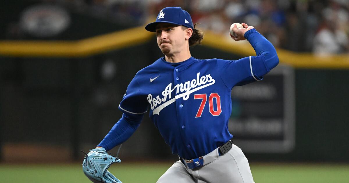 Justin Wrobleski's struggles lead to Dodgers' eighth loss in nine games
