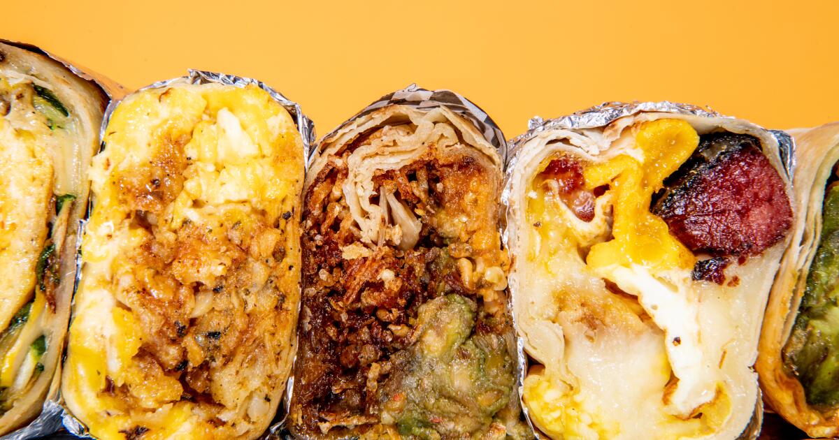 Here are our favorite Los Angeles breakfast burritos