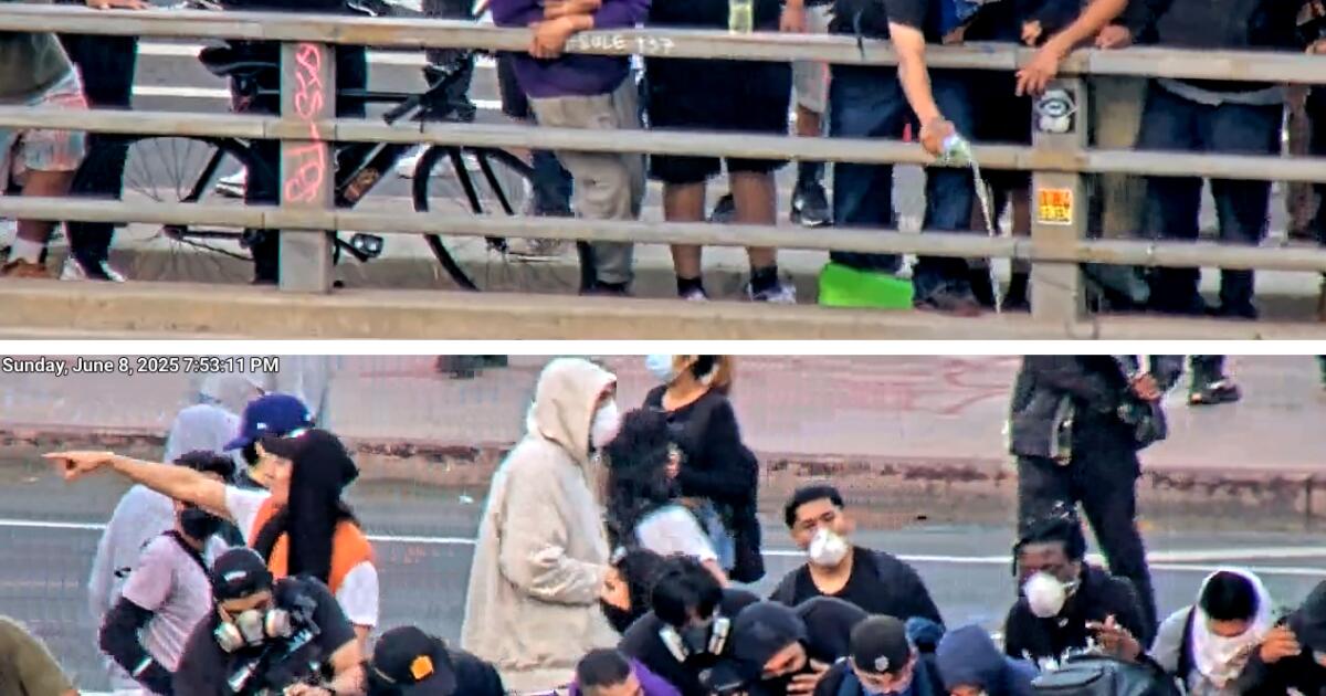 Anti-ICE protester accused of pouring lighter fluid on CHP car is sentenced to prison