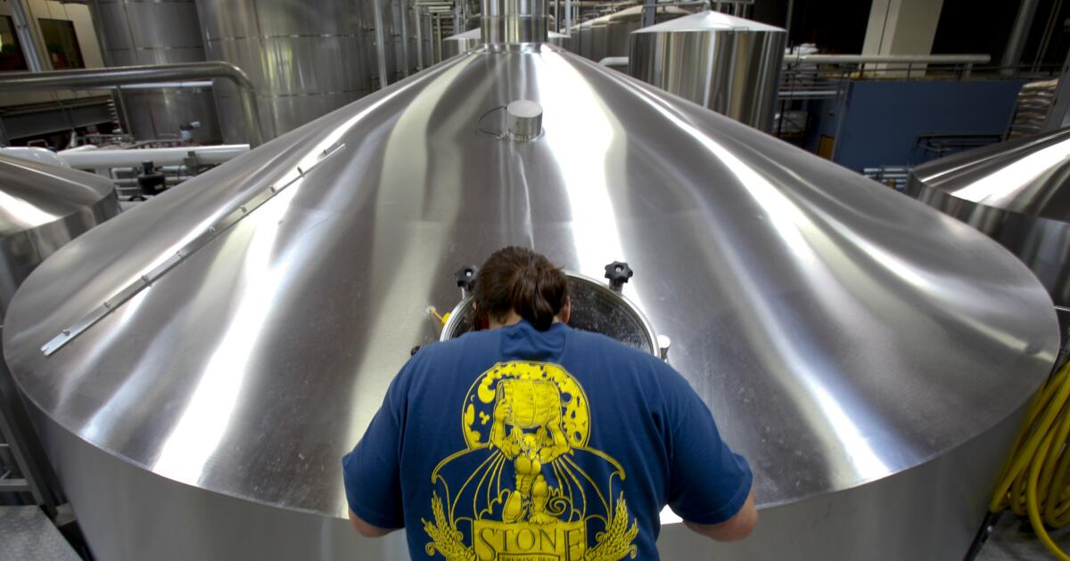 Former Stone Brewing employees in Escondido laid off as new owner moves production