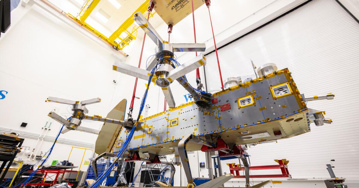 NASA’s nuclear Dragonfly copter to search for signs of life on Titan: 'A lot's riding on it'