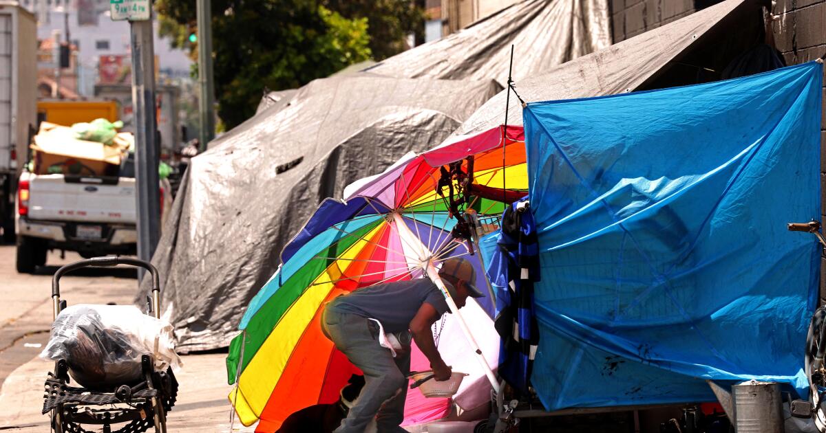 Federal judge blocks the Trump administration's attempt to take control of L.A.'s homelessness programs