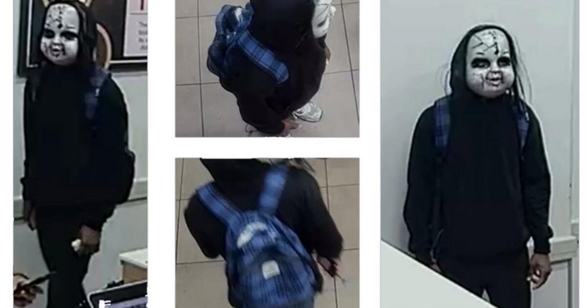 Man in creepy doll mask who has terrified Philadelphians may be headed to L.A., police say