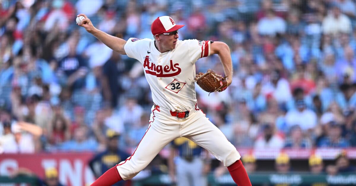 Ryan Johnson struggles in Angels' loss to Milwaukee Brewers