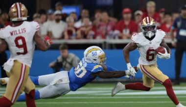 Chargers struggle across the board in preseason loss to 49ers