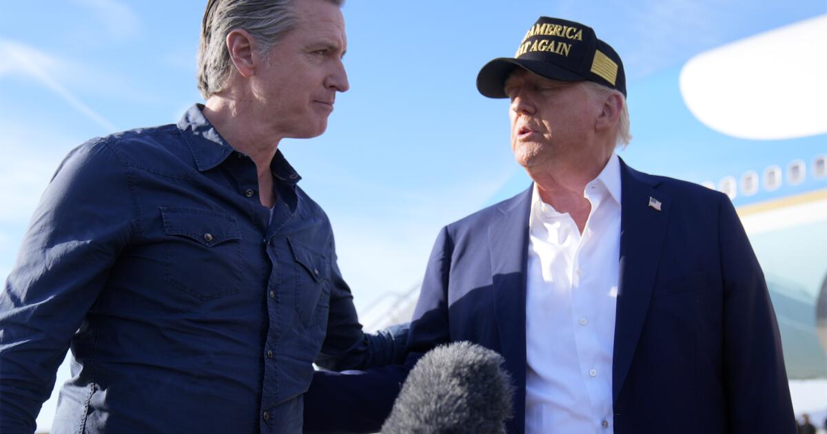 Trump set to visit L.A. for fundraiser. Attacking Newsom is on the agenda