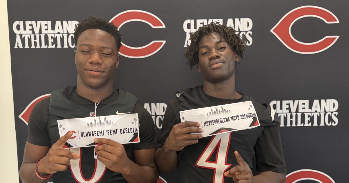Prep talk: Cleveland turns to its Nigerian duo in football