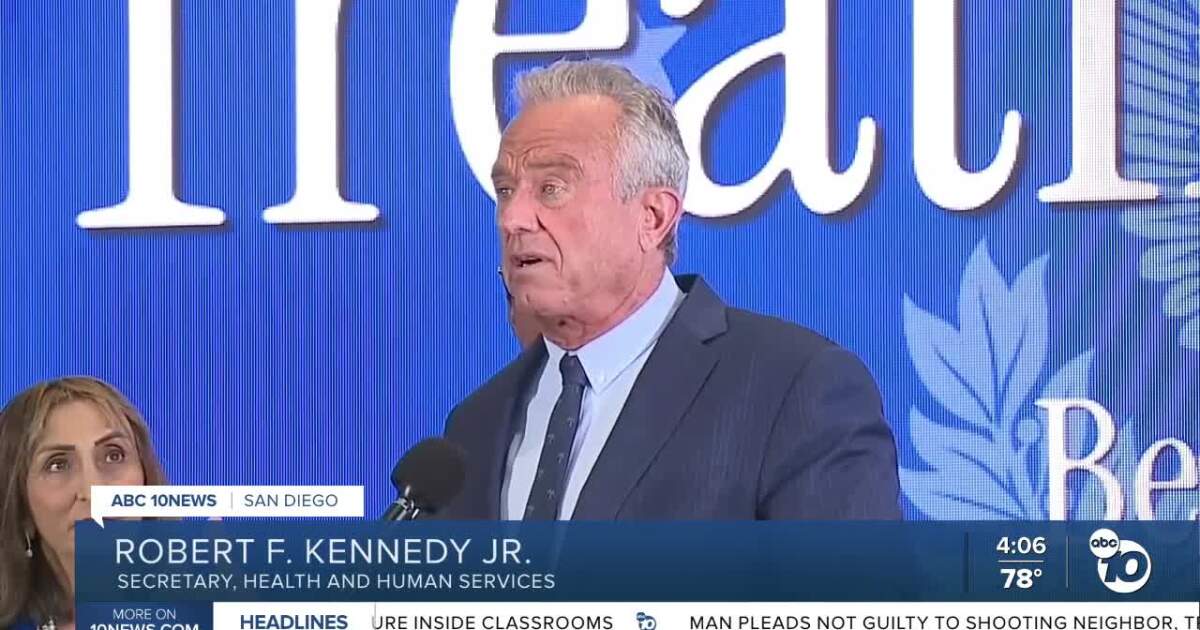 RFK Jr. in National City to unveil ‘Treatment First’ homelessness strategy