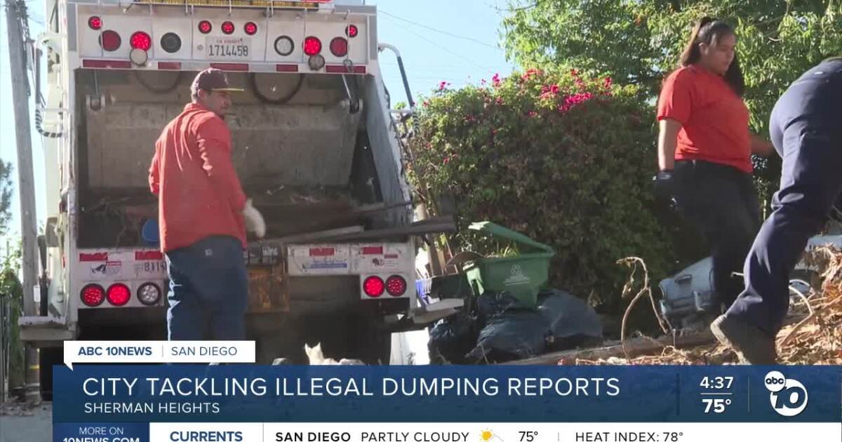 Illegal dumping plagues San Diego neighborhoods, city crews respond