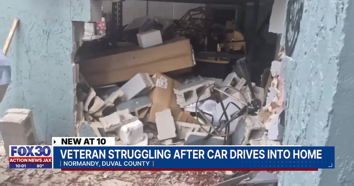 CAUGHT ON CAMERA: Disabled veteran still waiting for arrest after hit-and-run at his home – Action News Jax