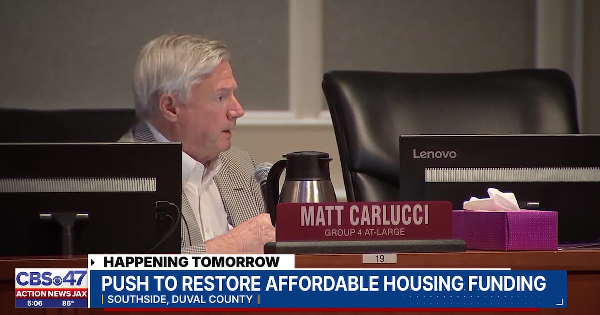 Carlucci aims to restore Jacksonville affordable housing fund