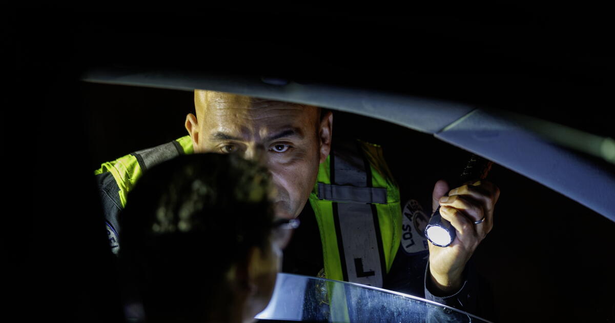 Traffic deaths are rising. Why is the LAPD pulling over fewer drivers?
