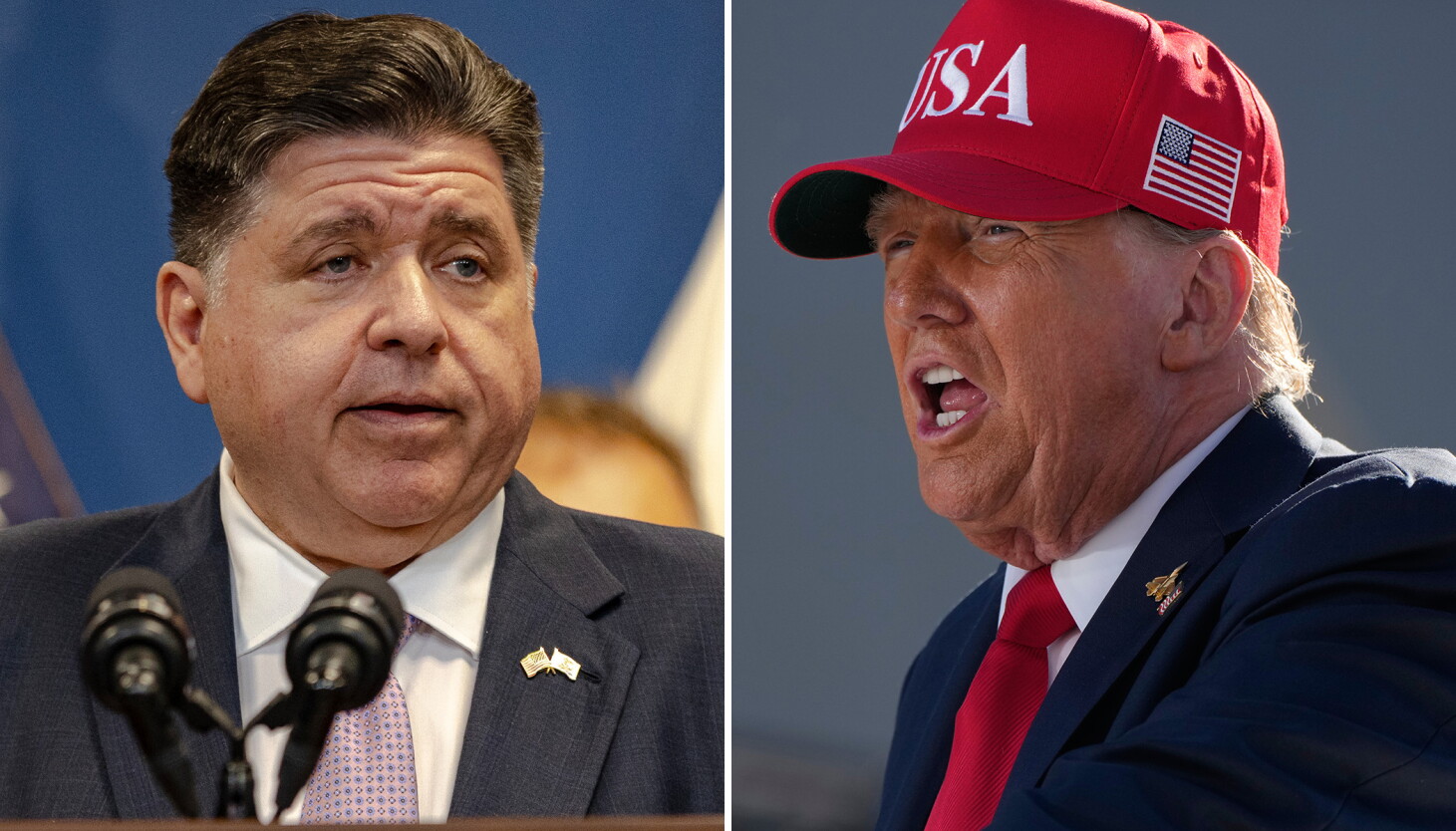 Trump says Chicagoans 'will die' without his help, as Pritzker, Johnson blame him for anti-violence cuts