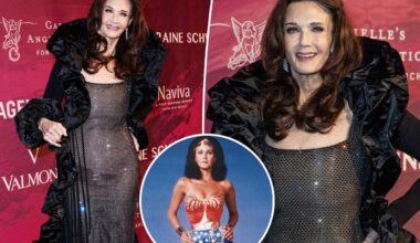 'Wonder Woman' icon Lynda Carter, 75, looks ageless at New York gala