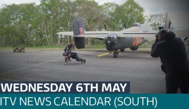 Man versus machine - Hull strongman takes on the Halifax Bomber| ITV News Calendar (South)