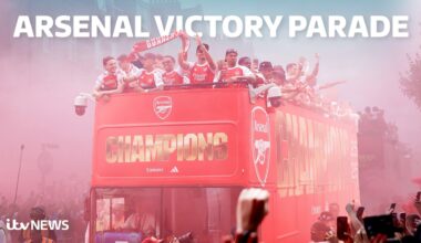 WATCH LIVE: Arsenal hold victory parade to celebrate Premier League title win