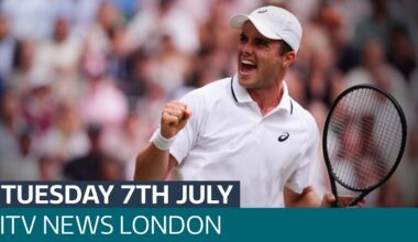The last Brit standing reaches Wimbledon quarter-finals | ITV News London