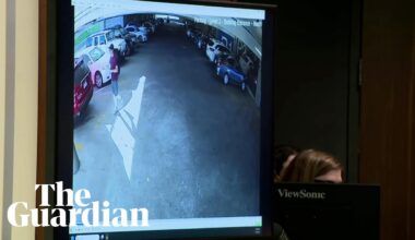 Courtroom video shows Charlie Kirk's alleged shooter climbing on roof and leaving campus