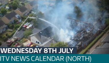 Firefighters tackle a major blaze at this North Yorkshire hospital | ITV News Calendar (North)