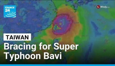 Taiwan braces for Super Typhoon Bavi • FRANCE 24 English