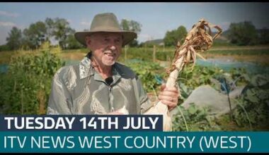 Gloucestershire grower shows off record-breaking garlic | ITV West Country (West)