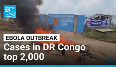 More health workers strike as confirmed Ebola cases in DR Congo top 2,000 • FRANCE 24 English