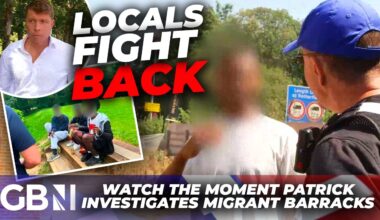 'THROWN TO THE WOLVES!' Patrick joins Crowborough patrols as residents FUME over migrant barracks