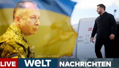PUTINS KRIEG: Ukraine wechselt Armeechef! Selenskyj entlässt Syrskyj nach Protesten | WELT LIVE