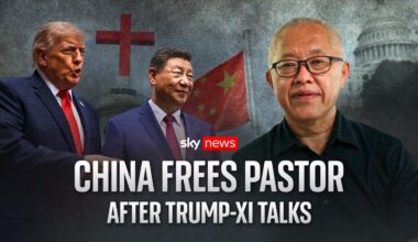 Sky News speaks to the Chinese pastor freed in extraordinary deal with the US