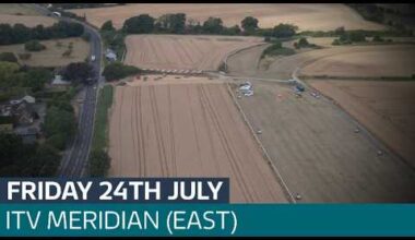 Folkestone's abandoned racecourse to become an emergency holding site | ITV News Meridian (East)