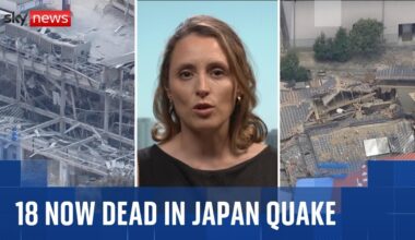 Japan earthquake: 'Race against time' to find survivors as deaths reach 18