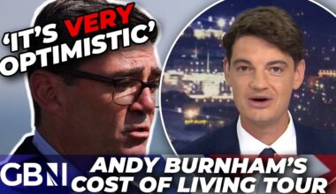 'Communist apparatchik' | FIERY reactions to Andy Burnham’s cost-of-living summer tour across the UK