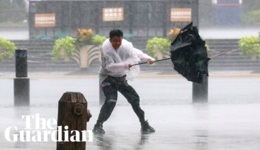 Typhoon Dolphin batters parts of east and south-east Asia