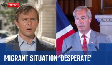 Nigel Farage issues warning after a record 230 migrants arrive on a single boat