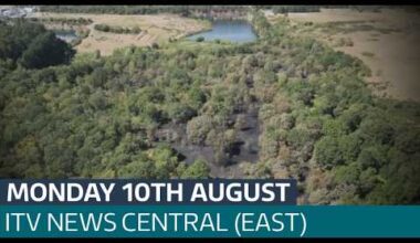 East Midlands in drought and fire services inundated with heathland fires | ITV News Central (East)