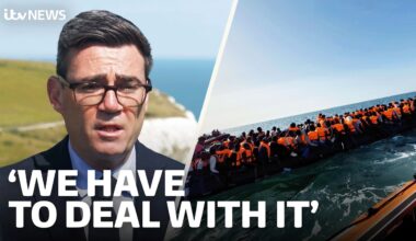 Watch Andy Burnham's reaction to hundreds crossing to UK in small boat