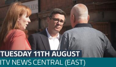 Prime Minister Andy Burnham in Derbyshire for first stop on national tour | ITV News Central (East)