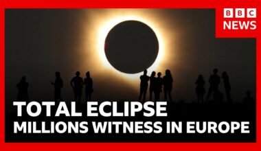 Millions across Europe witness spectacular solar eclipse | BBC News