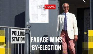 BREAKING: Reform UK leader Nigel Farage wins Clacton by-election