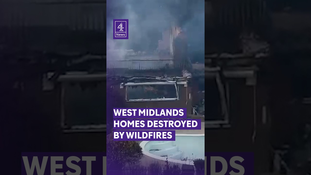 West Midlands homes destroyed by wildfires