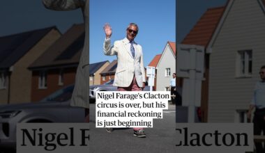 Nigel Farage's Clacton circus is over, but his financial reckoning is just beginning