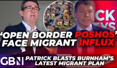 ‘Illegal immigrant CLASS WAR!’ Patrick Christys BLASTS Burnham’s 'middle class' asylum seeker plan
