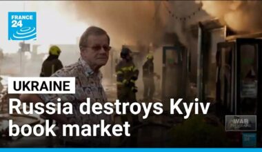 Ukraine: Russian strike destroys Kyiv book market • FRANCE 24 English