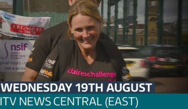 An inquest hears about the final flight of fundraiser Claire Lomas.I ITV News Central (East)